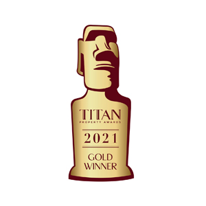 藝捷設計榮獲Titan Property Awards 2021頒授金獎